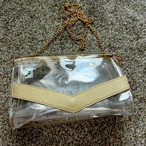 Clear pvc handbag